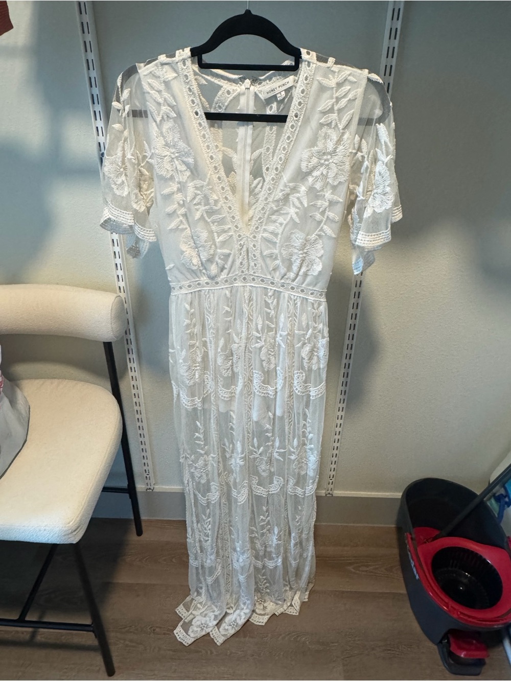 White Casual Dress with shorts